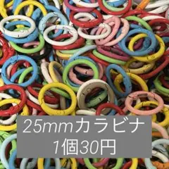 25mm カラビナ　1個30円