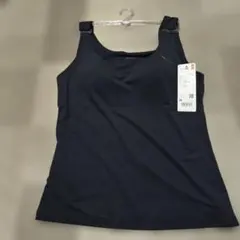 タグ付き新品　ユニクロ　エアリズム ブラタンクトップ　ブラック　Mサイズ