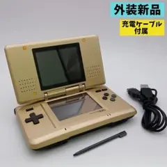 外装新品　初代DS本体　ニンテンドーDS AGS002 ゴールド 充電ケーブル付