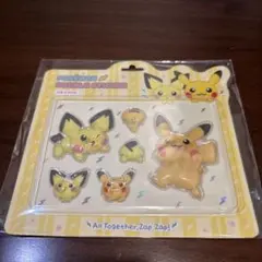 韓国ポケモン　30th バブルドロップシール　ピカチュウ　ピチュウ