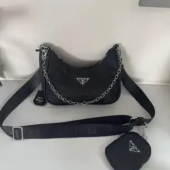 美品 PRADA プラダ ノベルティ ショルダーバッグ t