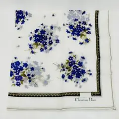 【未使用品】 クリスチャンディオール ハンカチ 花柄