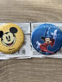 ミッキーマウス シークレット缶バッジ Disney FLAGSHIP TOKYO