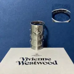 【歪み有】Vivienne Westwood アーマーリング　925（M）