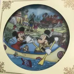 東京ディズニーランド★ミッキーミニー カヌー プレート 飾り皿