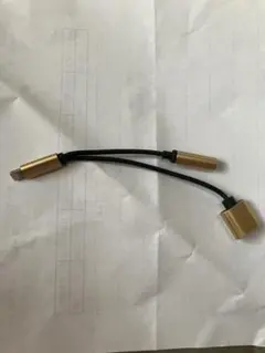 Lightning to 3.5mm変換アダプタ ゴールド