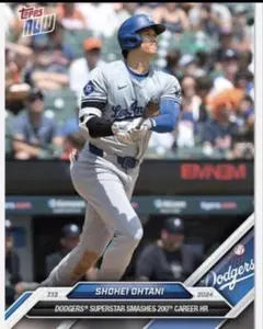 大谷翔平 topps now メジャー ホームラン 200号