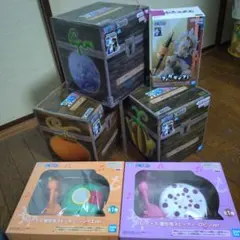 ワンピース 電伝虫スピーカー プライズセット　悪魔の実ライト