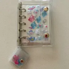 クリアシール帳　透明　シール帳　しずくちゃん　ボンボンドロップシール　ogg