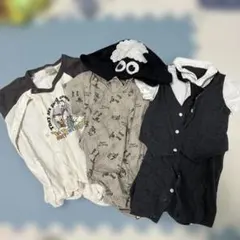 ベビーロンパース 3着セット