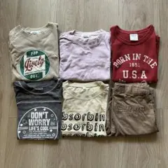 【お得★】子供服　まとめ売り 半袖　Tシャツ　パンツ　6枚セット