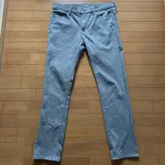 GLOBAL WORK スリムフィット チノパン グレー