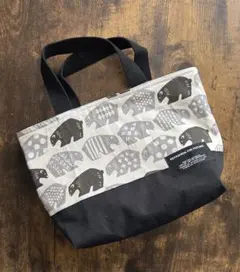 お弁当バッグ ミニトート お散歩バック くまさん柄