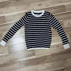 GU長袖ニット ボーダー