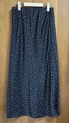 サテンスカート ロングスカート