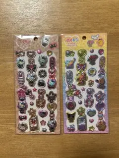 ぷくキラチャームステッカー　サンリオ　2種セット　キティ　サンリオキャラクターズ