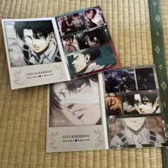 一番くじ　進撃の巨人　地鳴らし　リヴァイ　メモリアルカード　2枚