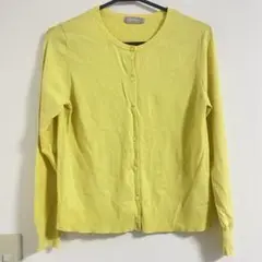 イエロー Mサイズ カーディガン