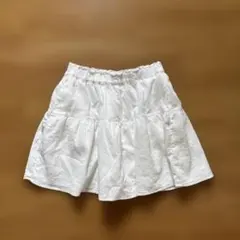 ☆即購入OK　ティアードミニスコート　ミニスカート　ユニクロ　キッズ子供のサムネイル
