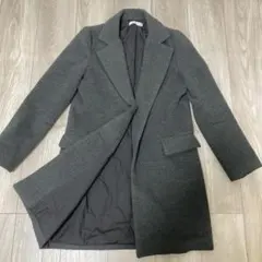 LOWRYS FARMグレー チェスターコート