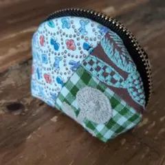 巾着 ミナペルホネン ハンドメイド ポーチ パッチワーク - メルカリ