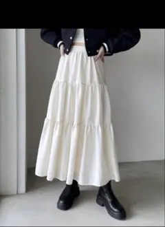 る*み様 Heather ティアードロングスカート