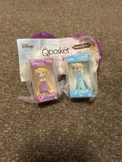 ディズニーキャラクター　Qposket ラプンツェル、エルサ