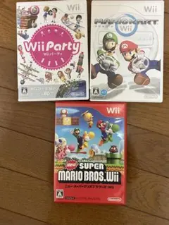 Wii ソフト 3本セット Wii Party マリオカート 他