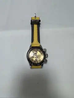 club face メンズ 腕時計 CF-1063 イエロー