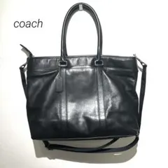 美品✨コーチ ビジネスバッグ トートバッグ メトロポリタン 本革 2way A4