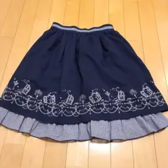 アクシーズファム axes femme 刺繍のスカート サイズMのサムネイル