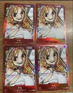 ナミ　プレミアムカードコレクション ST01-007 プロモ　4枚セット