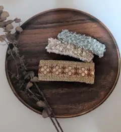 インド刺繍 ヘアピンセット パッチンピン