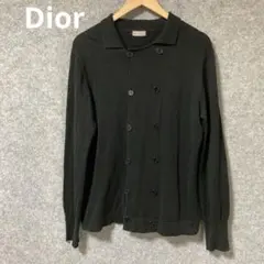 ✨Diorブラック ダブルボタン ニットカーディガンのサムネイル