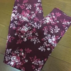 花柄スキニー