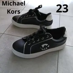 美品　Michael Kors ブラック スニーカー　黒　レザーのサムネイル