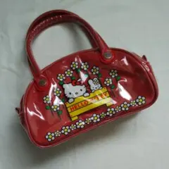 ハローキティー 昭和レトロ ミニ ボストンバッグ