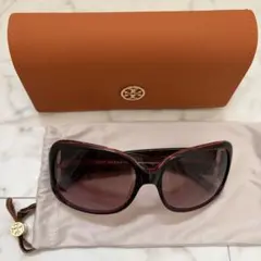 Tory Burch トリーバーチ ピンクブラウン サングラス ケース付きのサムネイル