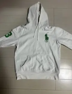 ラルフローレンパーカーS白POLO