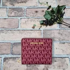 正規品♡ マイケルコース ミニ財布 レディース ジップウォレット ダークチェリー
