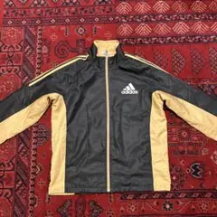 adidas CLIMAPROOF ナイロンジャケット M 黒/金