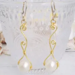 648.シンプルワイヤーピアスイヤリング