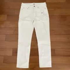 J.PRESS ホワイト ストレートデニム 新品タグ付き