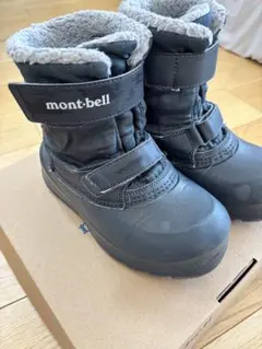 mont-bell キッズブーツ ネイビー