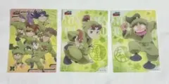 忍たま乱太郎クリアカードコレクション　三年生集合、伊賀崎孫兵、神崎左門