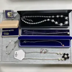 ネックレス4点イヤリング1点ブレス1点タイピン2点おまとめセット