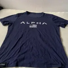 ALPHA ブラック Tシャツ 筋トレ トレーニングウェア XLサイズ