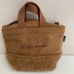 ボア トートバッグ