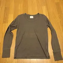 訳あり　ymclky サーマル　カーキ　長袖カットソー Lサイズ