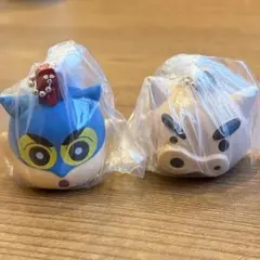 クレヨンしんちゃんマスコットキャップチャーム　 ガチャキーホルダー コスメリップ